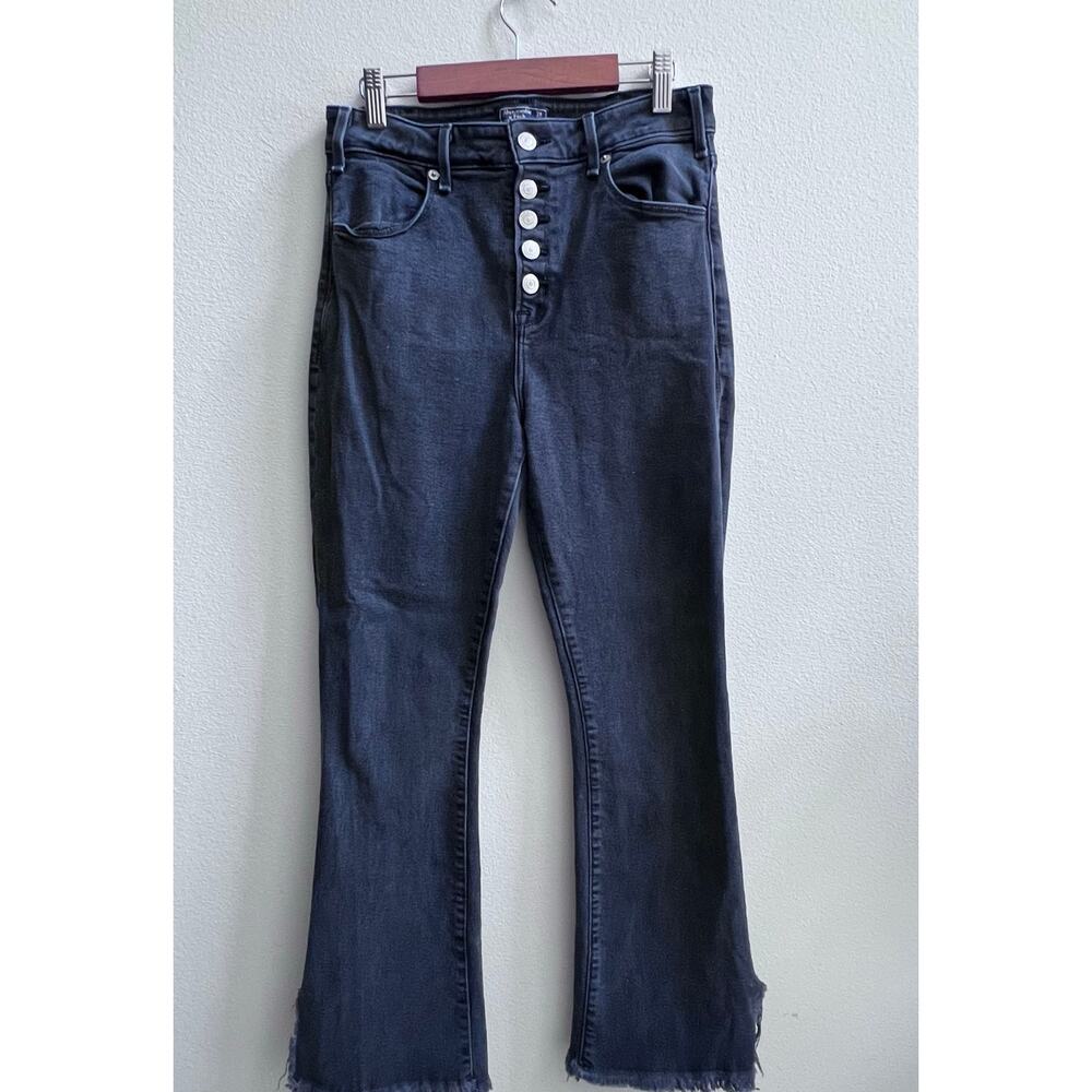 Abercrombie & Fitch Dark Blue Flare Jeans